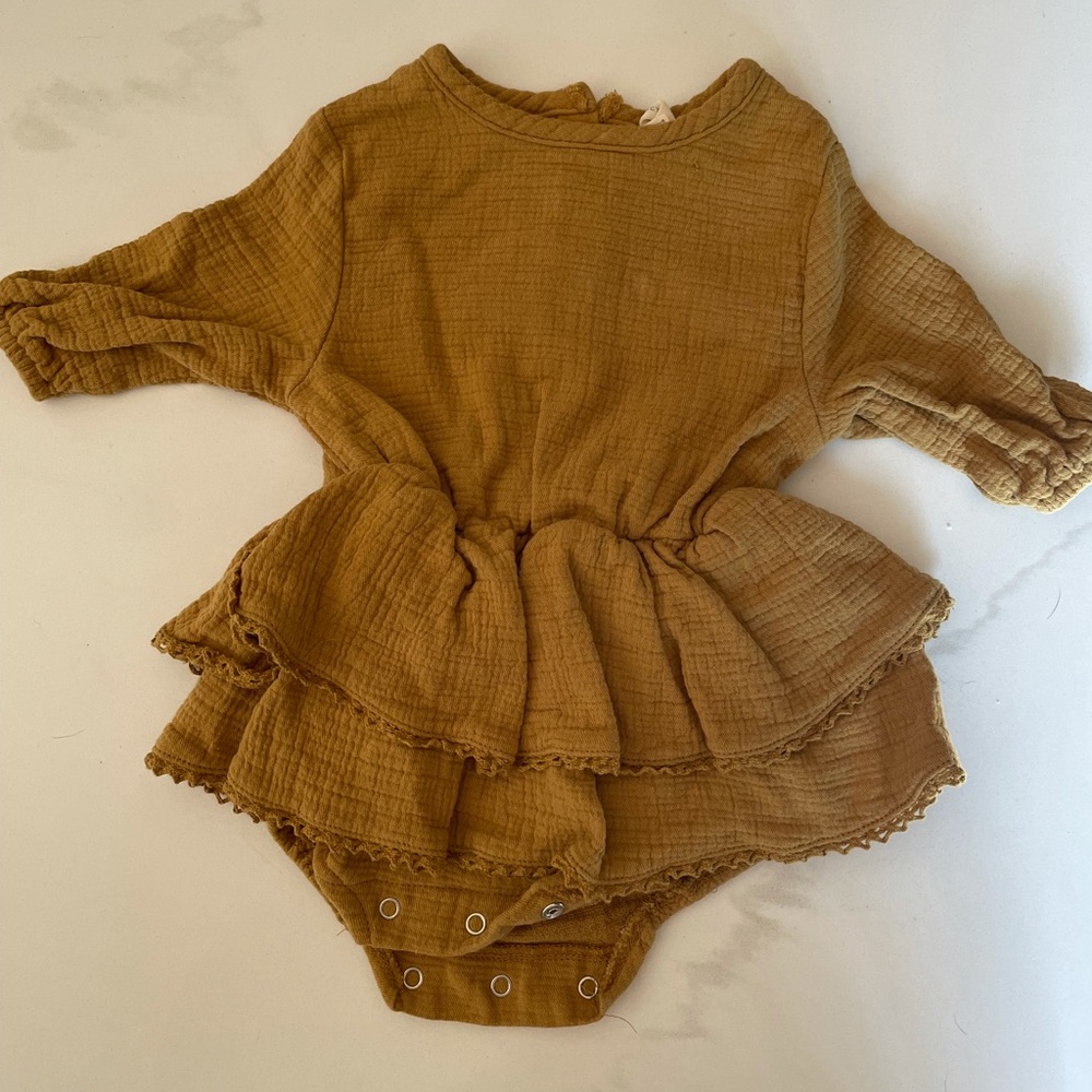 Quincy Mae ruffle Romper